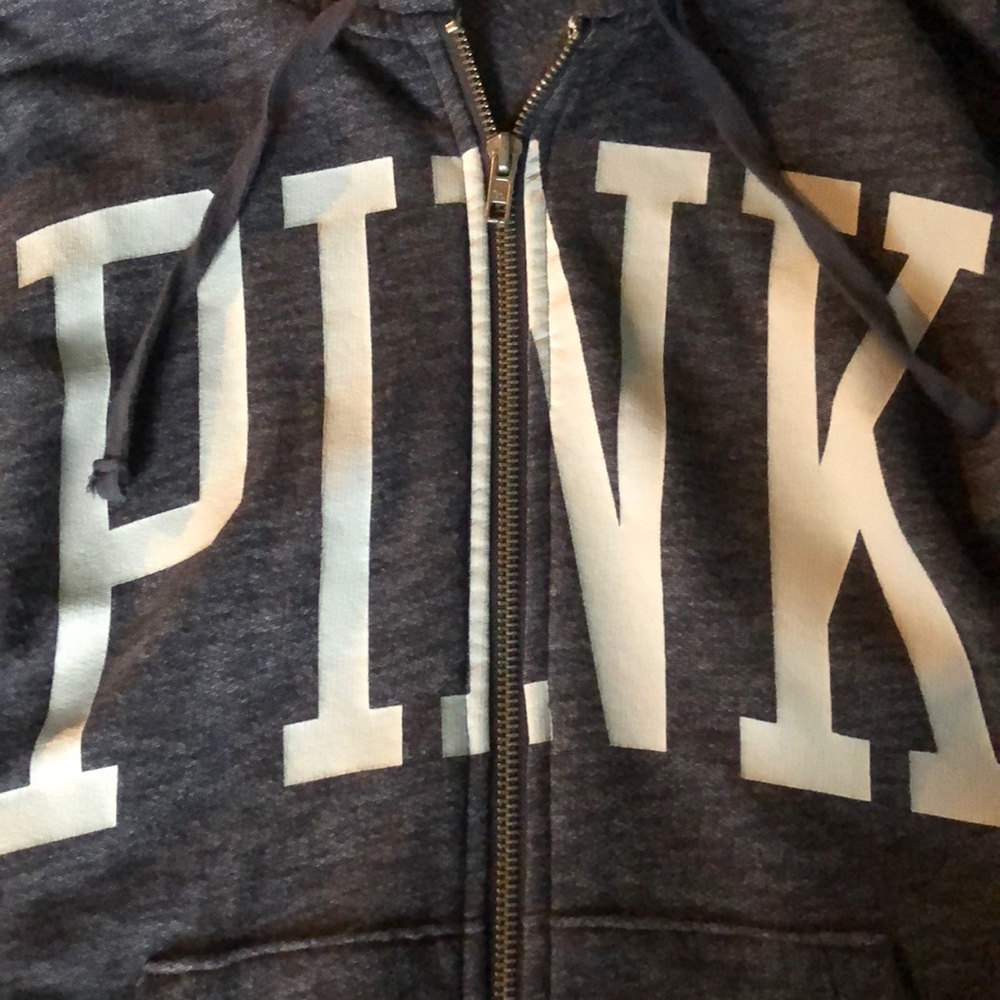 PINK dark blue hoodie